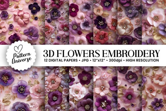 A Designer's Honest Take on 3D Pink Purple Floral