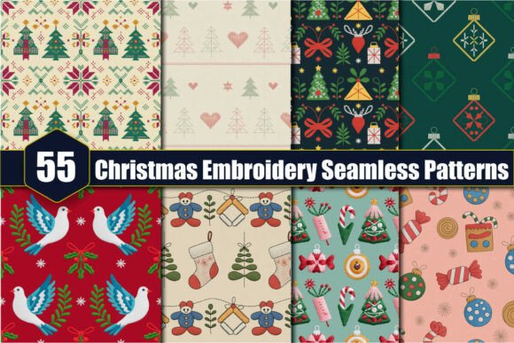 Christmas Embroidery Seamless Patterns: A Designer Review