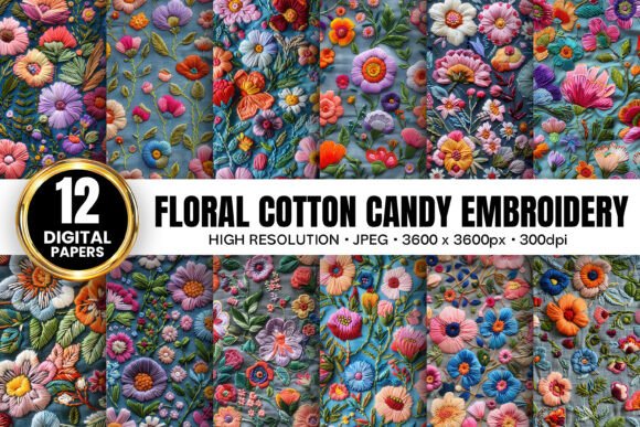 Cotton Candy Floral Embroidery Patterns: A Designer’s Review