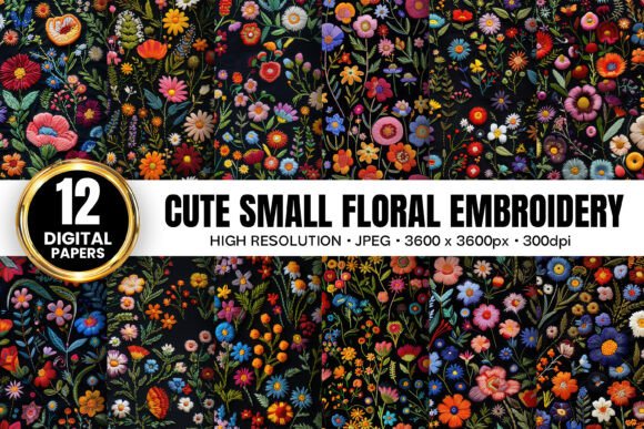 Cute Small Flowers Embroidery Patterns: Craft Fair Seller Review