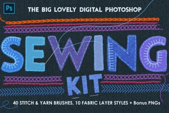 Sewing Embroidery PS Brushes